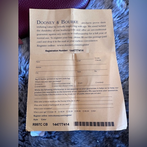 Dooney & Bourke East West Zip Sac Hobo Leather bag - Picture 16 of 16